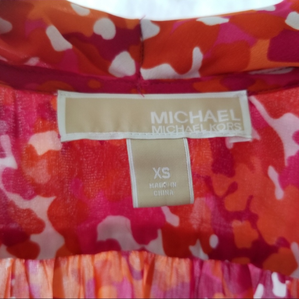 Michael Kors | watercolor | cowl neck | sleeveless - Picture 6 of 7